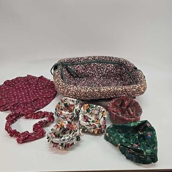 Longaberger Other - Longaberger Basket Fabric Liner Lot Mixed Small Med large